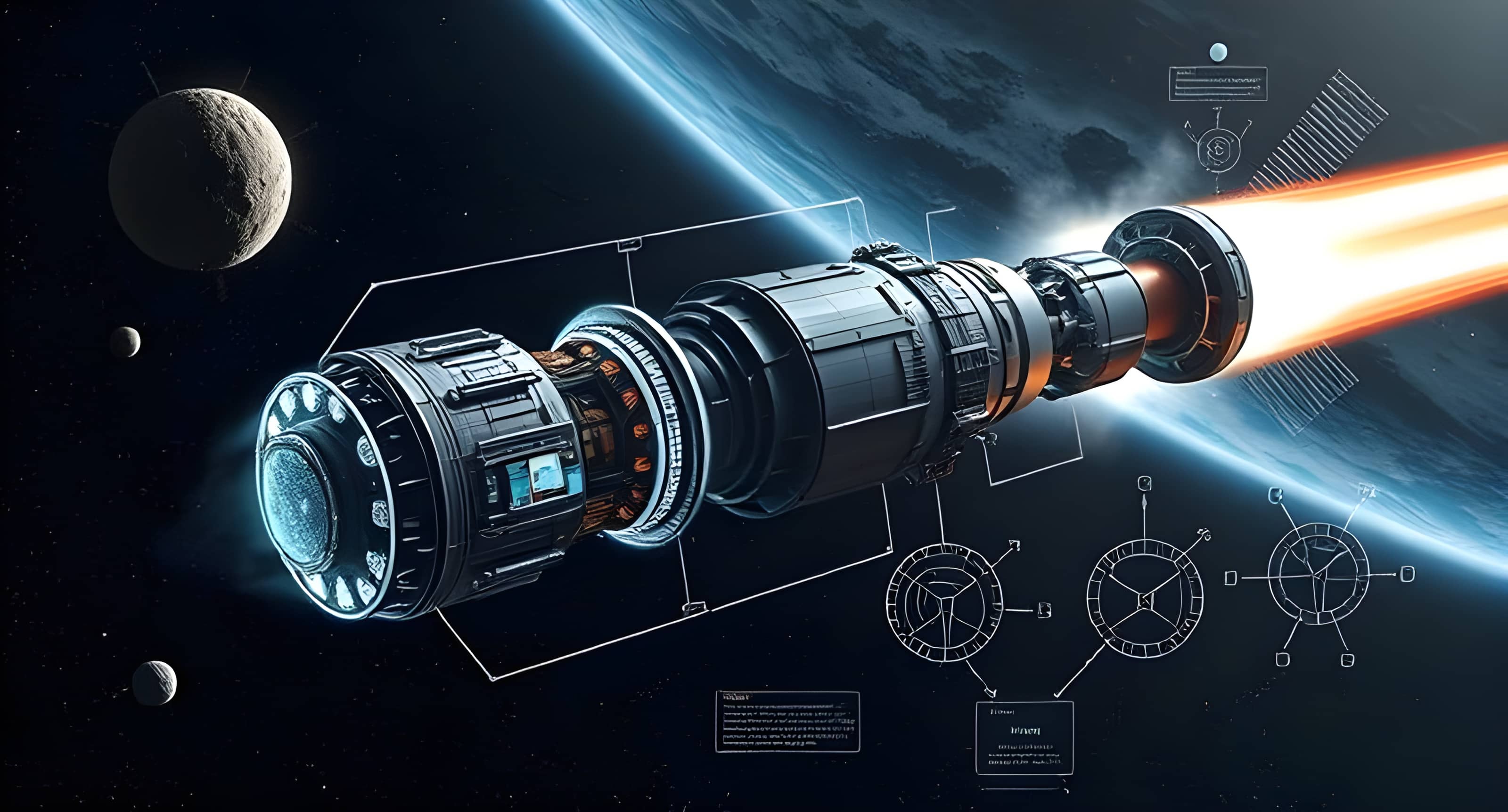 Theoretical Design and Overview of Steam Propelled and Nuclear Powered Interplanetary Transit Vehicle